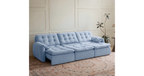 Tiffany Extendable Fabric Sofa, 2-3 & 4-5 Seater