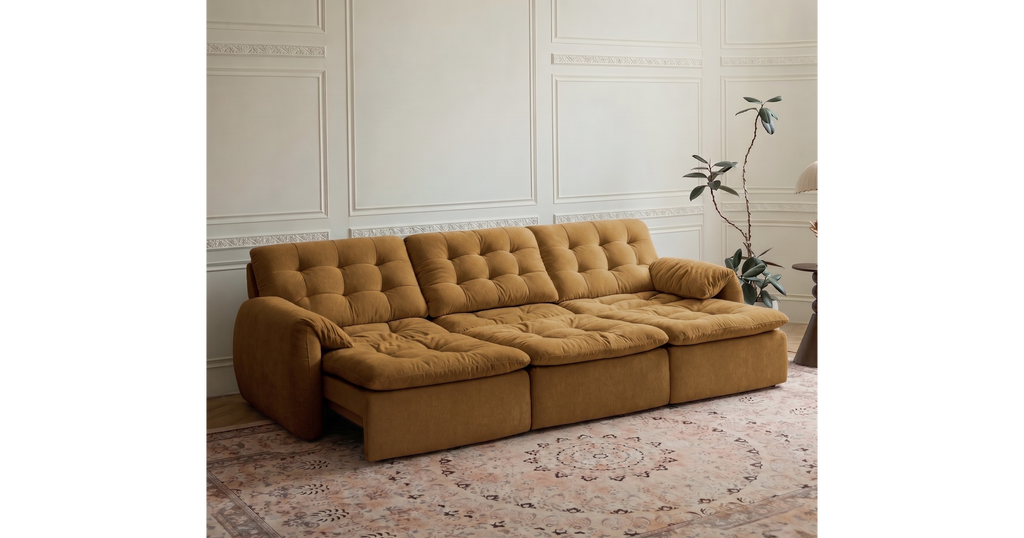Tiffany Extendable Fabric Sofa, 2-3 & 4-5 Seater