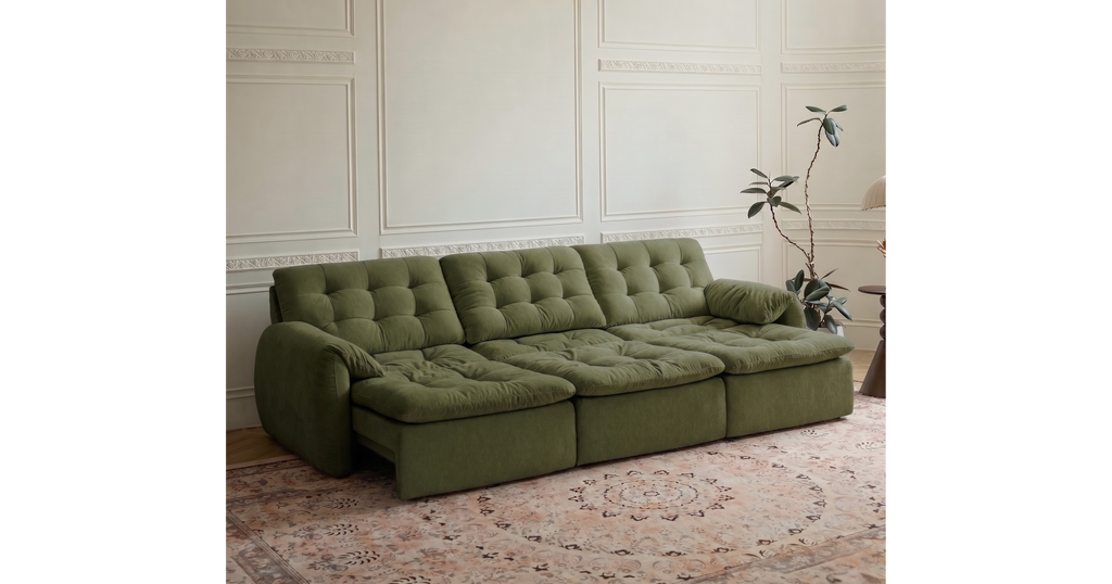 Tiffany Extendable Fabric Sofa, 2-3 & 4-5 Seater