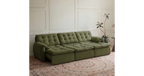 Tiffany Extendable Fabric Sofa, 2-3 & 4-5 Seater