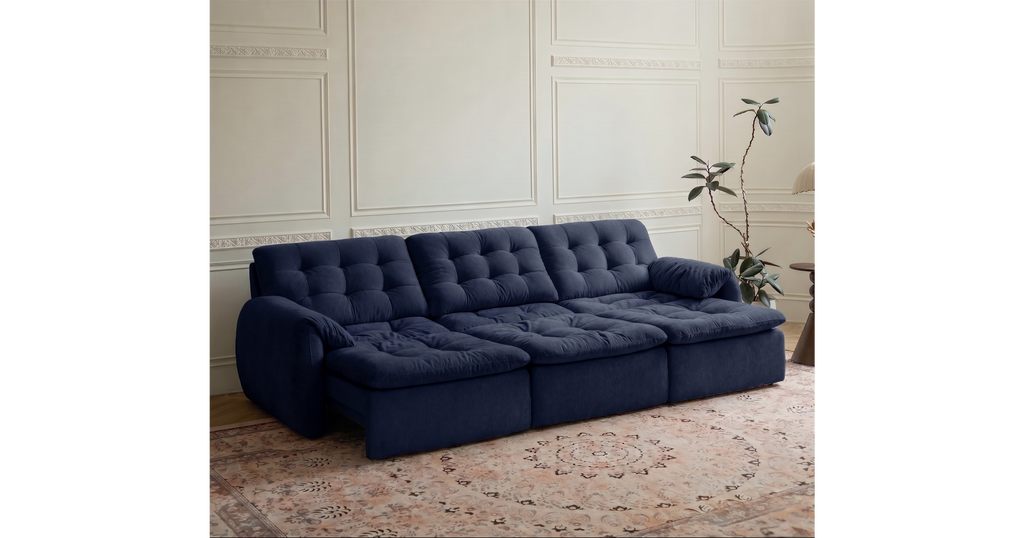 Tiffany Extendable Fabric Sofa, 2-3 & 4-5 Seater