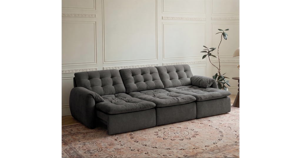 Tiffany Extendable Fabric Sofa, 2-3 & 4-5 Seater