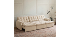 Tiffany Extendable Fabric Sofa, 2-3 & 4-5 Seater