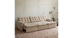 Tiffany Extendable Fabric Sofa, 2-3 & 4-5 Seater