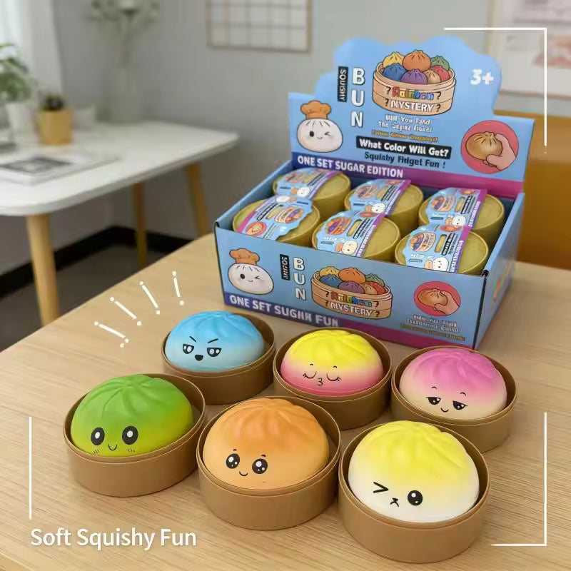 8-Piece Squishy Fun Box – Sensory Stress Relief Toy Gift Set for Kids & Adults