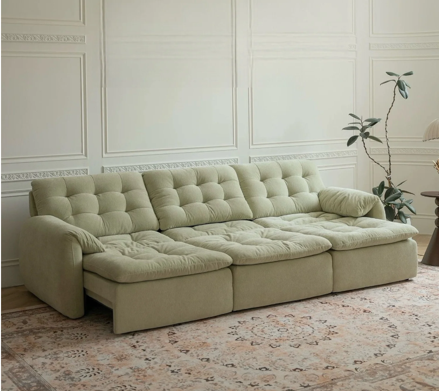 Tiffany Extendable Fabric Sofa, 2-3 & 4-5 Seater