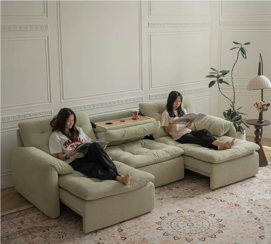 Tiffany Extendable Fabric Sofa, 2-3 & 4-5 Seater