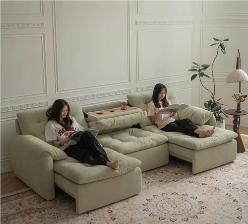 Tiffany Extendable Fabric Sofa, 2-3 & 4-5 Seater