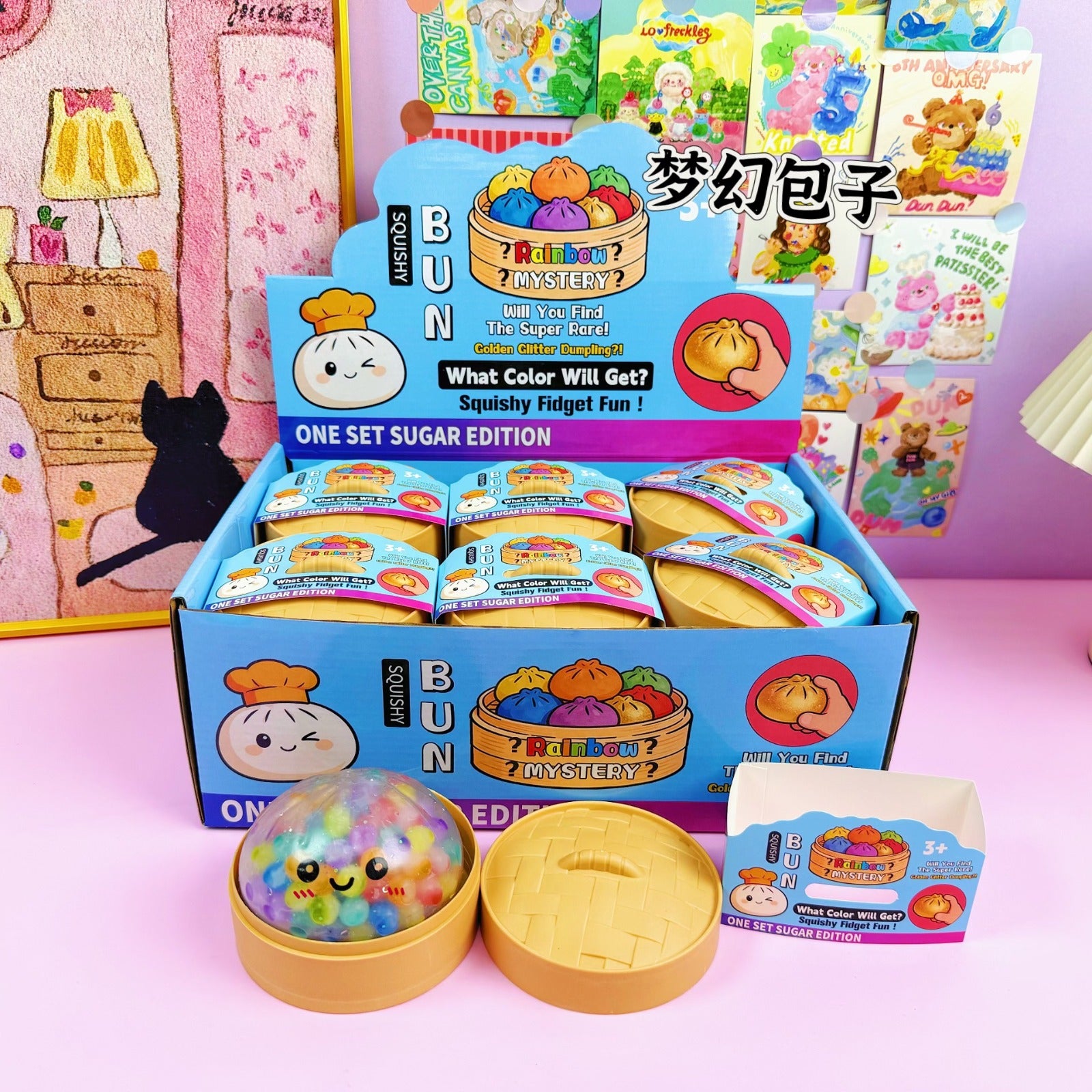 8-Piece Squishy Fun Box – Sensory Stress Relief Toy Gift Set for Kids & Adults